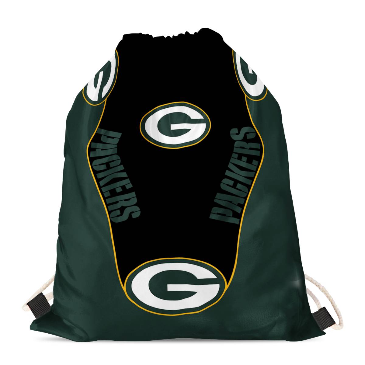 Green Bay Packers Drawstring Backpack sack / Gym bag 18